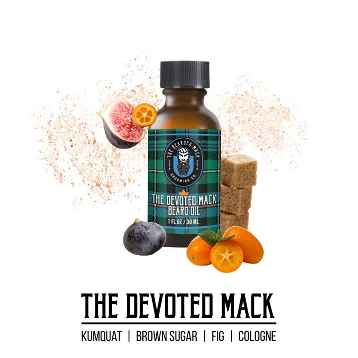Devoted Mack Signature Beard Oil - Citrus Cologne Beard Oil The Bearded Mack Grooming CO