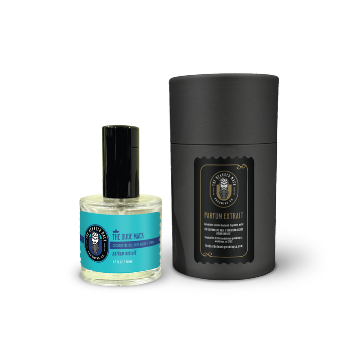The Dude Mack Parfum Extrait cologne The Bearded Mack Grooming CO