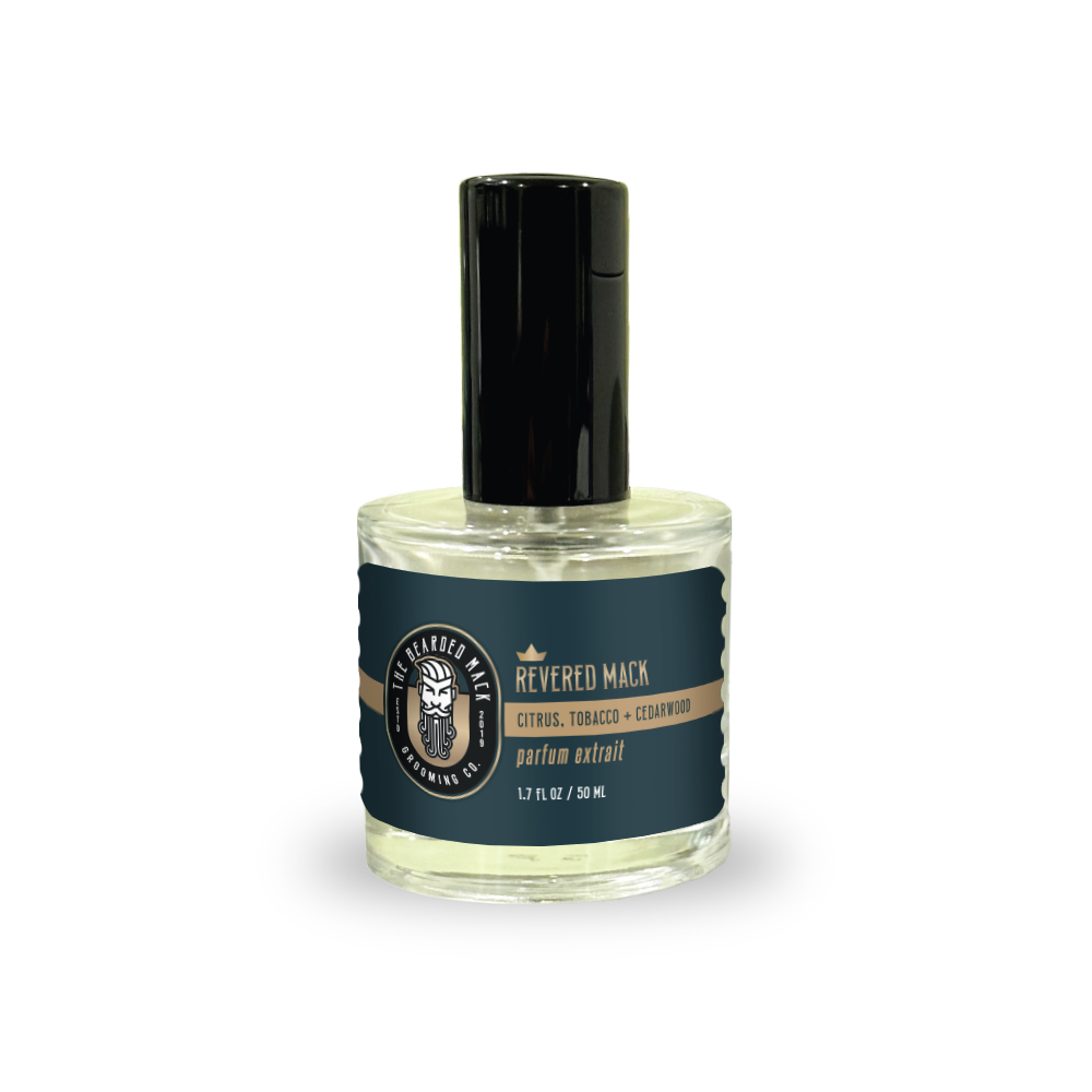 Revered Mack Parfum Extrait - Citrus, Tobacco + Cedarwood cologne The Bearded Mack Grooming CO   