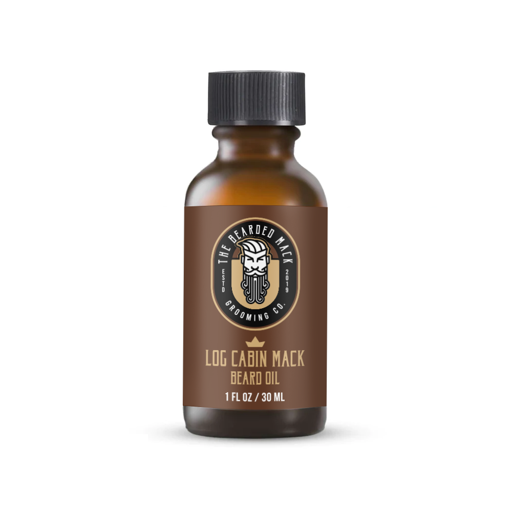 Log Cabin Mack Beard Oil - Campfire Cologne Beard Oil The Bearded Mack Grooming CO