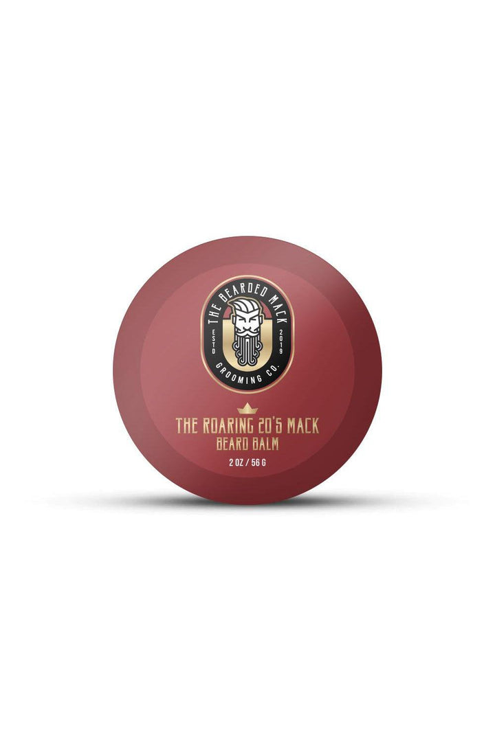 The Roaring 20’s Mack Beard Balm - Bay Rum, Leather + Tobacco Beard Balm The Bearded Mack Grooming CO   