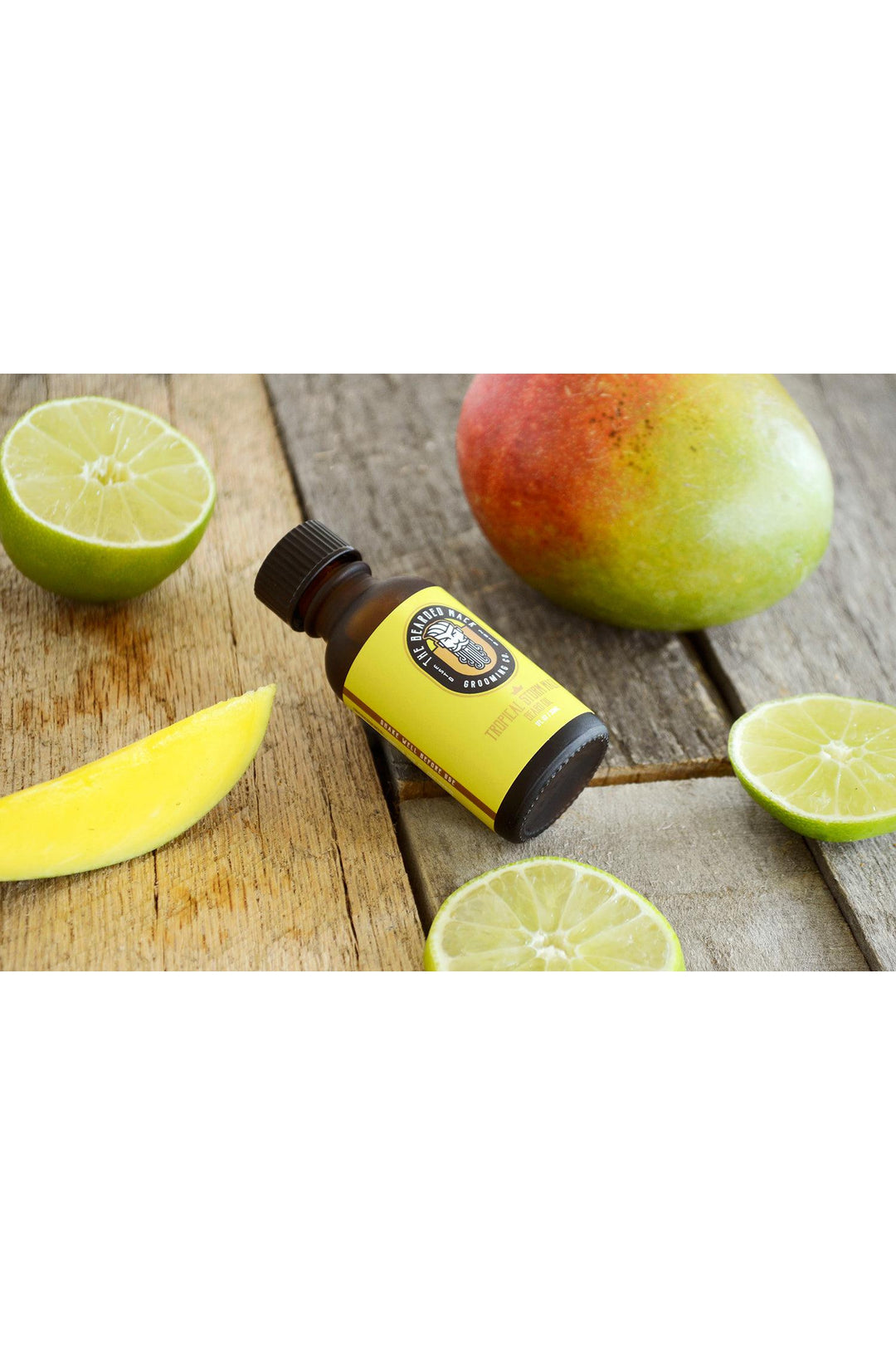 Tropical Storm Mack Beard Oil - Mango + Lime Beard Oil The Bearded Mack Grooming CO   
